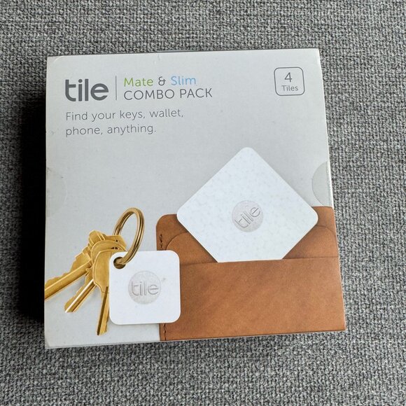 Tile RT16004 Mate and Slim Combo Item Tracker - White/Gray New Seal
